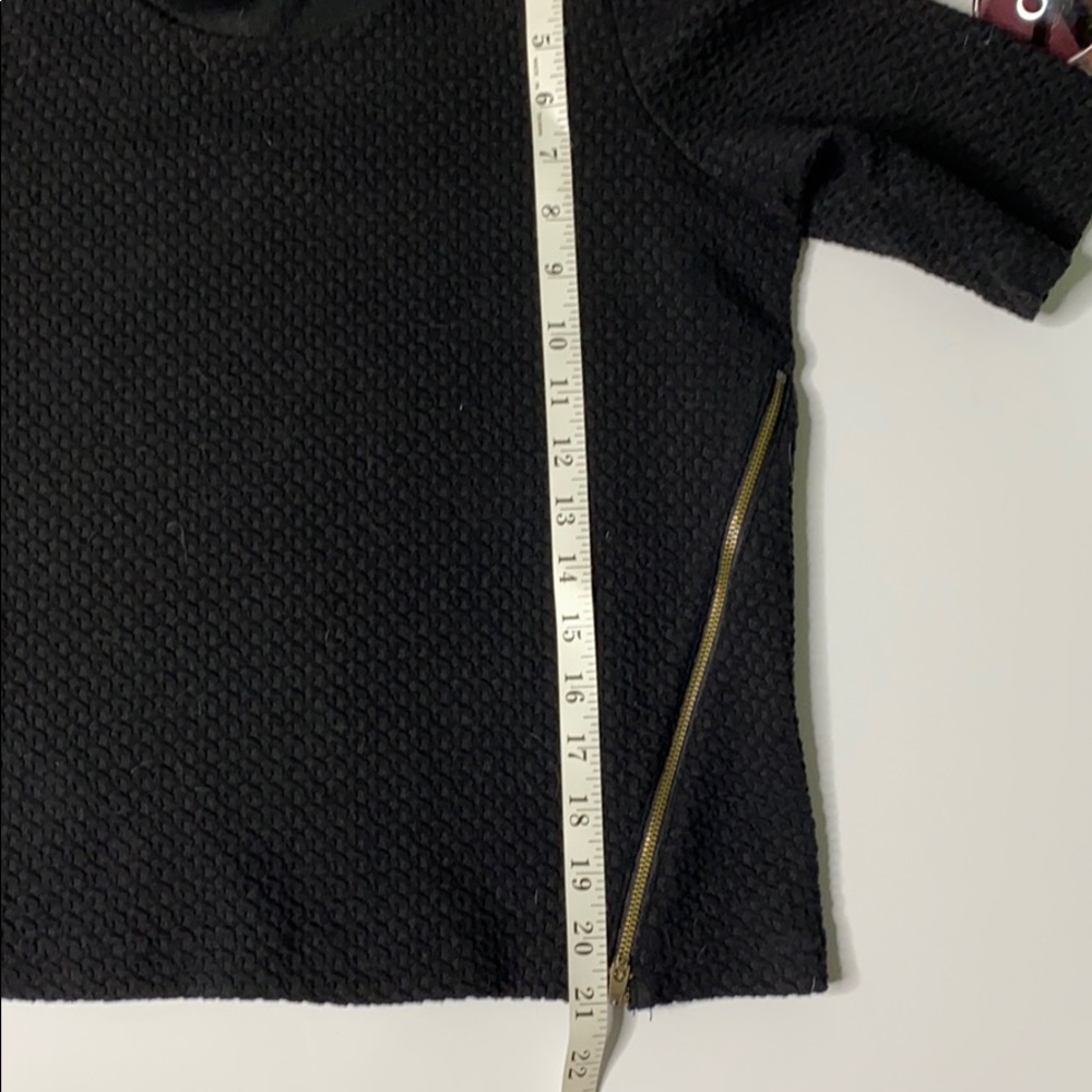 Anthropology cropped A-line black tee size M - Picture 12 of 12